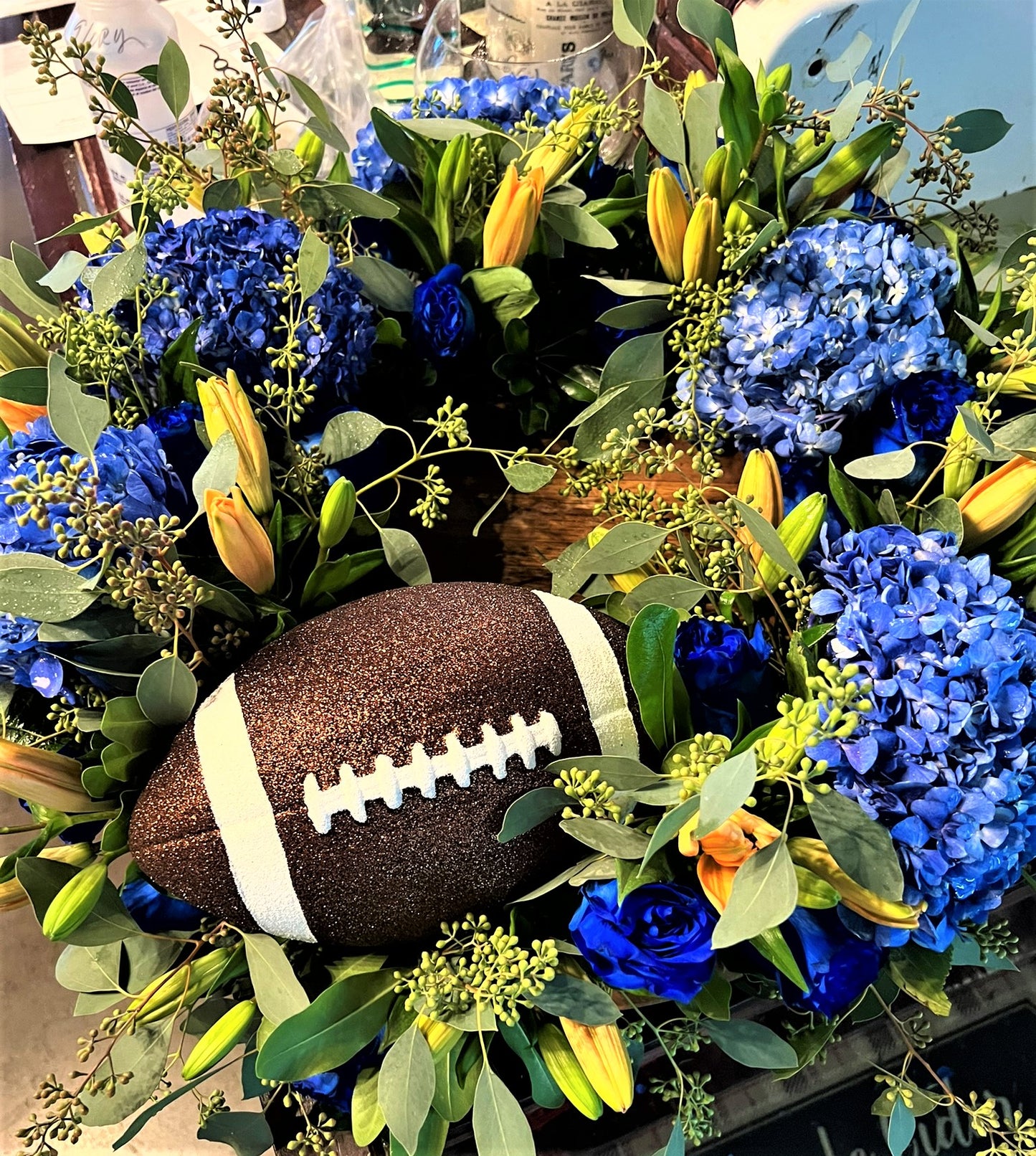 Football Life Wreath for Urn