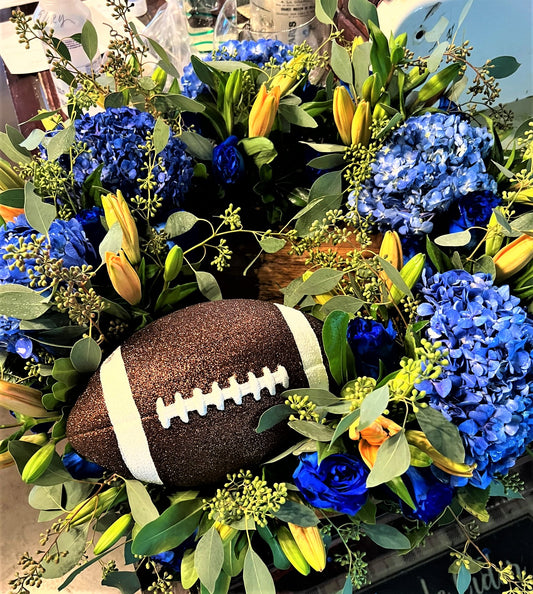 Football Life Wreath for Urn