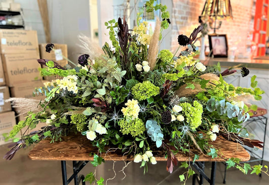 Grandpa's Farm Casket Spray
