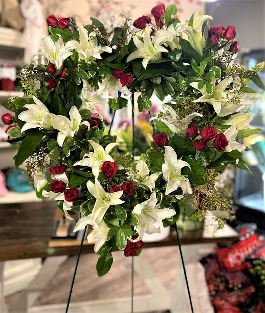Heart of Lilies Spray