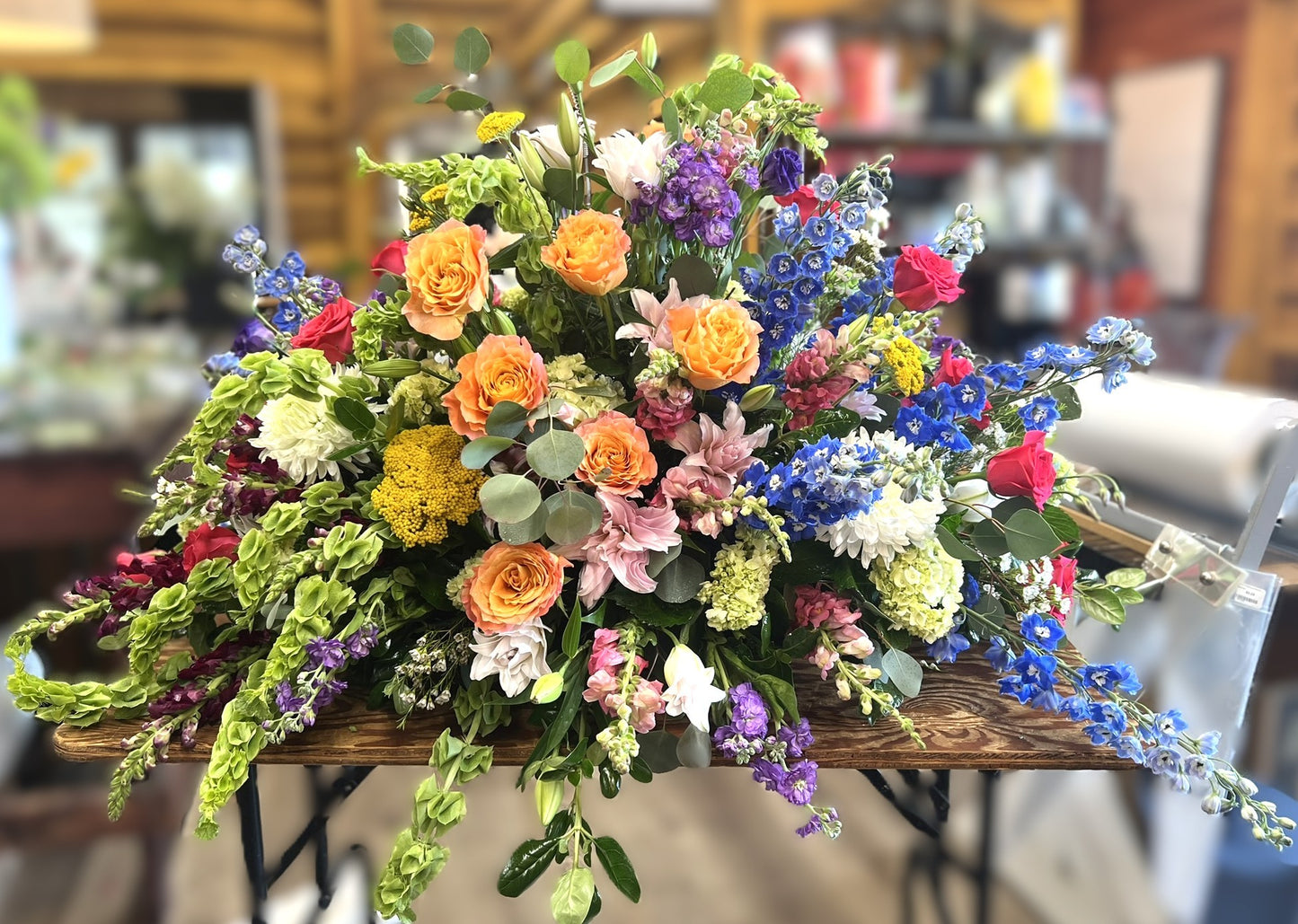 Heaven's Garden Casket Spray